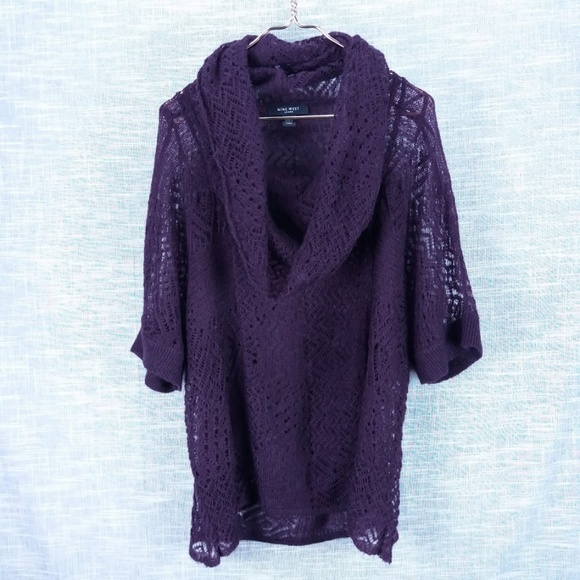 Nine West Sweaters - Nine West Jeans Cowl Neck Oversized Sweater M L XL